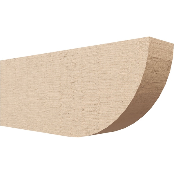 Ekena Millwork 4in. W x 8in. H x 20in. L Durham Woodgrain TimberThane Rafter Tail, Primed Tan RFTUR04X08X20DURRCPR - main